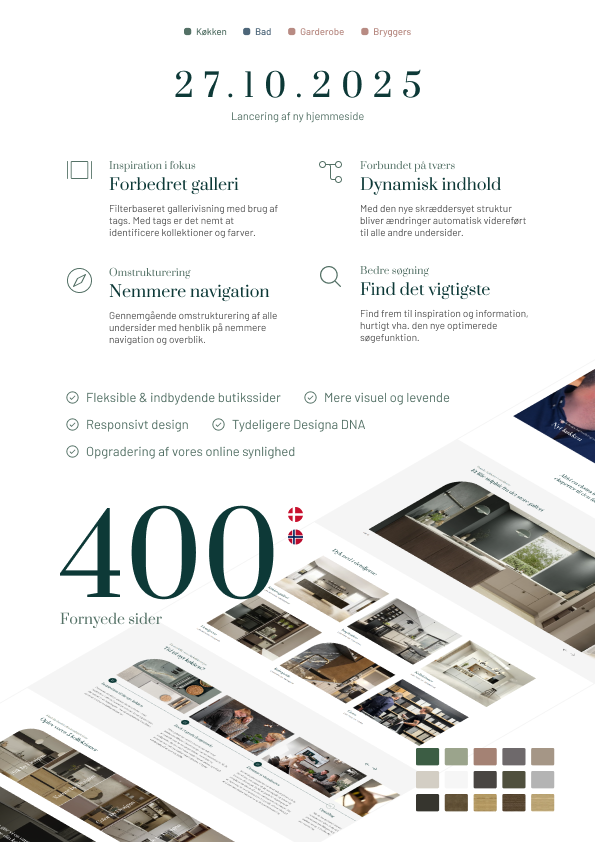 Ny hjemmeside til Designa.dk – et stærkt samarbejde fra idé til lancering