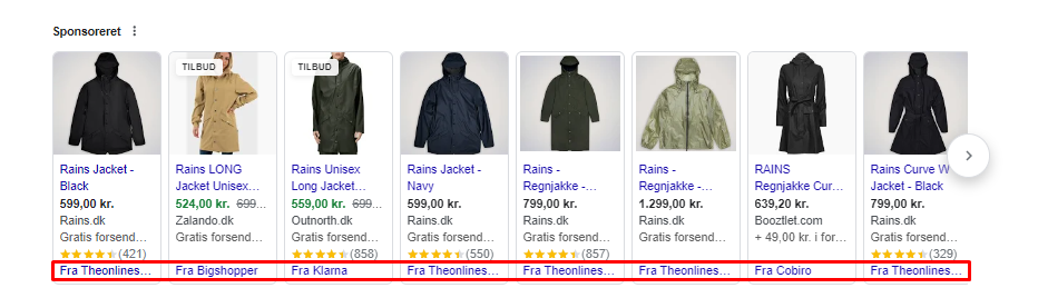 Spar penge på Google Shopping med CSS