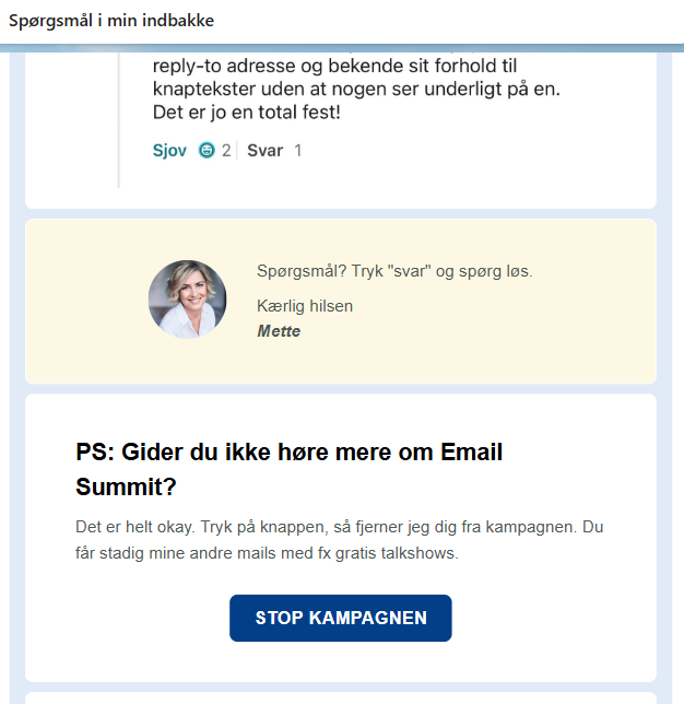 Sådan undgår du mange afmeldinger i højsæsonen med en enkel opt-out