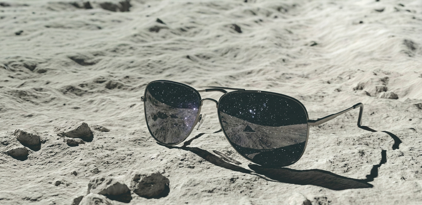 Solbriller i rummet